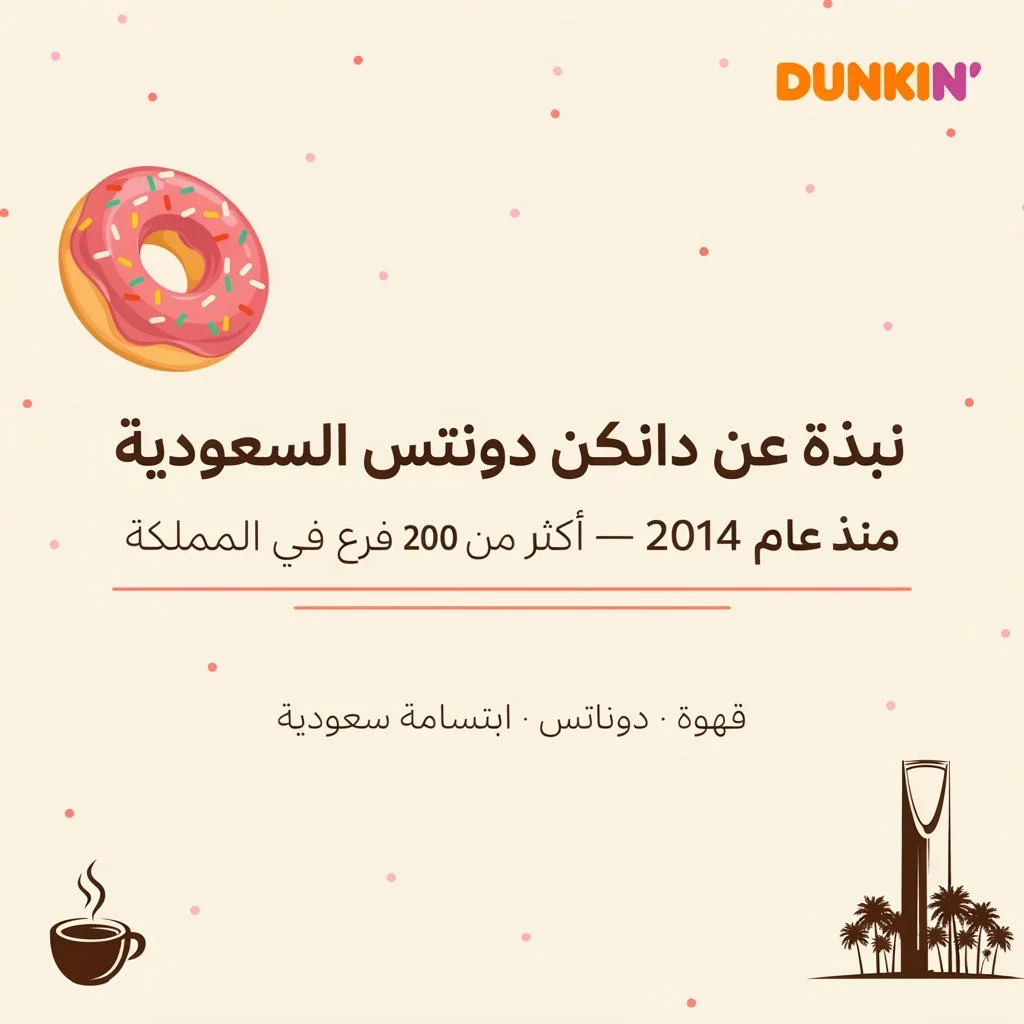 أسعار منيو دانكن دونتس في السعودية لعام 2026